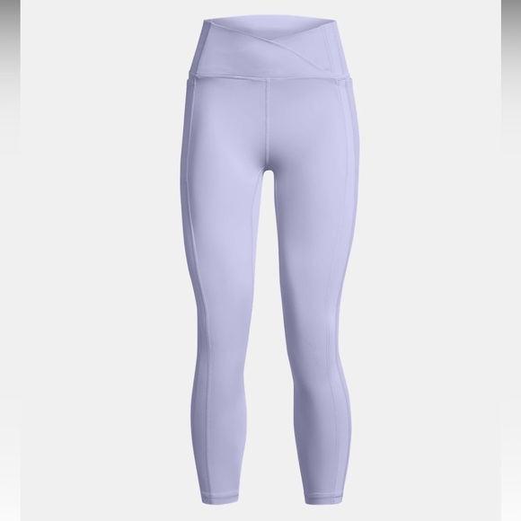 Under Armour UA Meridian Lavender Purple Crossover Waist Ankle Legging NWT - Picture 5 of 15